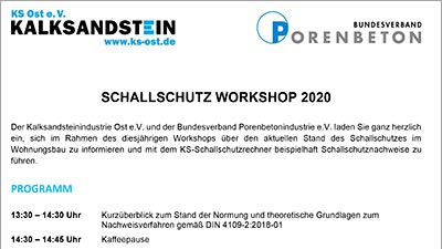 Schallschutz Workshop 2020